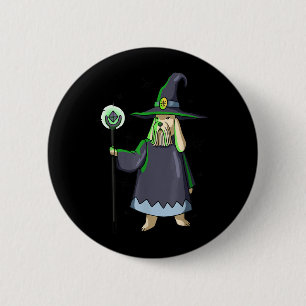 Badge Rond 5 Cm Costume de magicien pour chien cosplayeur Costume