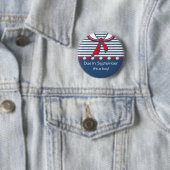 Badge Rond 5 Cm Costume de marin de bébé B (En situation)