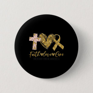 Badge Rond 5 Cm Costume de sensibilisation au cancer infantile Ki