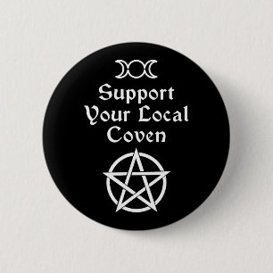 Badge Rond 5 Cm Costume de sorcière Halloween Hommes Femmes
