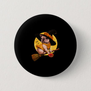 Badge Rond 5 Cm Costume d'Halloween Bulldog Hommes Femmes Chien 1
