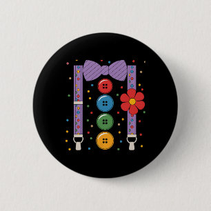 Badge Rond 5 Cm Costume d'Halloween clown 1