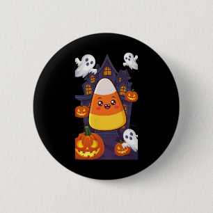 Badge Rond 5 Cm Costume d'Halloween de maïs