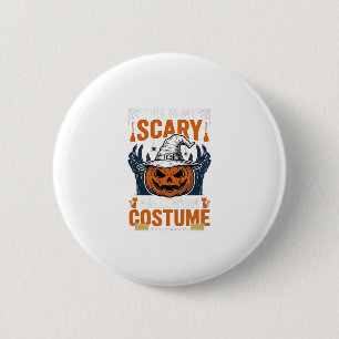 Badge Rond 5 Cm Costume d'Halloween effrayant Chapeau de sorcière 