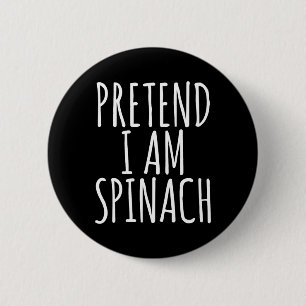 Badge Rond 5 Cm Costume D'Halloween Lazy Amusant Faire semblant Je
