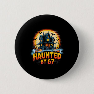 Badge Rond 5 Cm Costume Halloween 67 Meme hanté par 6-7 Brainrot