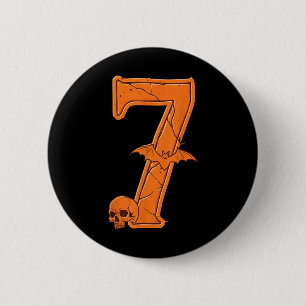Badge Rond 5 Cm Costume Halloween assorti pour couple 6 7 Six Seve