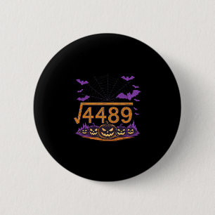 Badge Rond 5 Cm Costume Halloween Math Slang Racine Carrée 4489 Mè