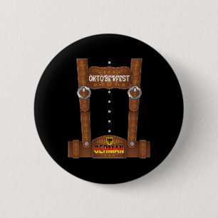 Badge Rond 5 Cm Costume Lederhosen Allemand Mignon Variante Hommes