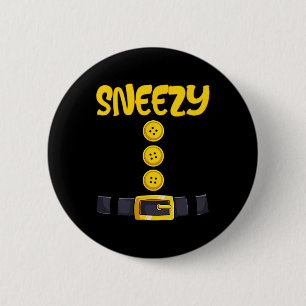 Badge Rond 5 Cm Costume nain d'Halloween éternué - Correspondance 