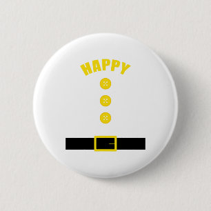 Badge Rond 5 Cm Costume nain - Idée cadeau d'Halloween amusant - H