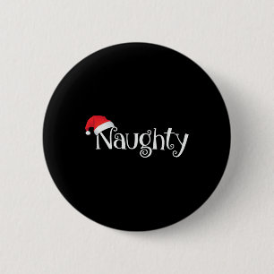Badge Rond 5 Cm Costume Naughty Ou Nice Correspondant Couples De N