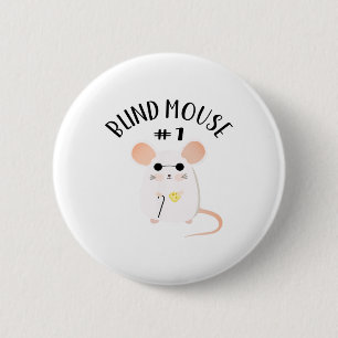 Badge Rond 5 Cm Costume trois souris aveugle - Halloween Matching 