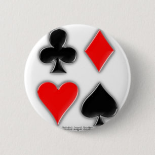 Badge Rond 5 Cm Costumes de carte