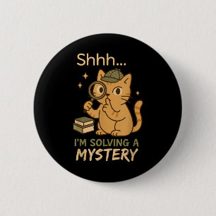 Badge Rond 5 Cm Cosy Crime Club Mystery Reader Réservez un cadeau