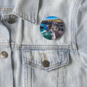 Badge Rond 5 Cm Côte d'Hellnahraun, Islande (En situation)