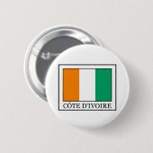 Badge Rond 5 Cm Côte d'Ivoire (Devant & derrière)