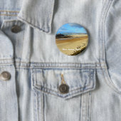 Badge Rond 5 Cm Côte du New Jersey, New Jersey (En situation)