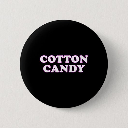 Badge Rond 5 Cm Coton Candy Halloween Costume Faire semblant d'êtr (Devant)