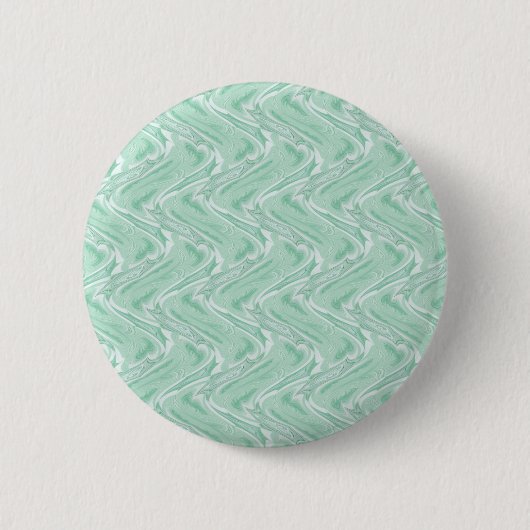 Badge Rond 5 Cm Coton Candy Vert Abstrait (Devant)
