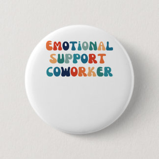 Badge Rond 5 Cm Cotravailleur d'aide émotionnelle - Bestie de trav