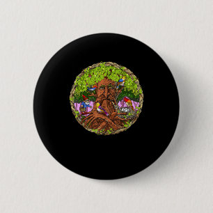 Badge Rond 5 Cm Cottagecore Goblincore Fairycore des gnomes de la