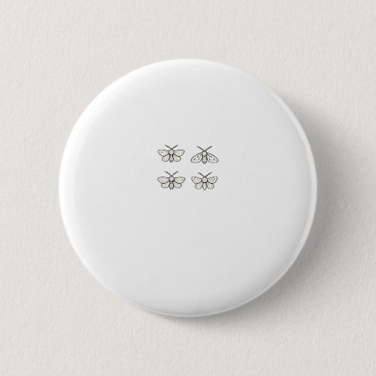Badge Rond 5 Cm Cottagecore Moths Classic (Devant)