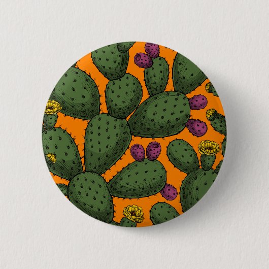 Badge Rond 5 Cm coucher de soleil du désert (Devant)