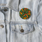Badge Rond 5 Cm coucher de soleil du désert (En situation)