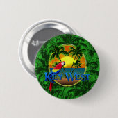 Badge Rond 5 Cm Coucher du soleil de Key West (Devant & derrière)