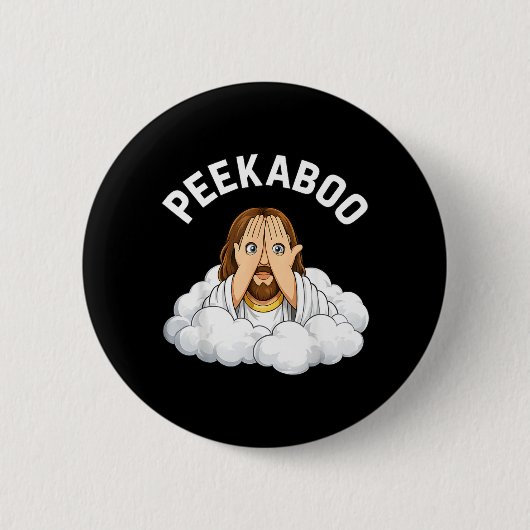 Badge Rond 5 Cm Coucou Jésus (Devant)