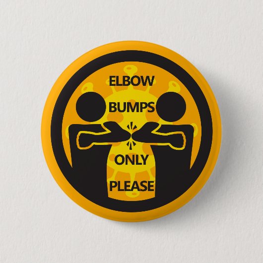 Badge Rond 5 Cm "Coude Sauts Seulement, S'Il Vous Plaît" Hygiène D (Devant)