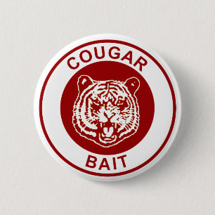 Badge Rond 5 Cm Cougar Bait
