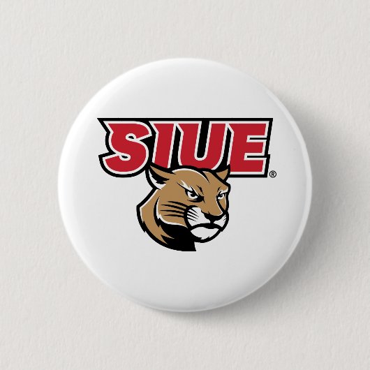 Badge Rond 5 Cm Cougars de SIUE (Devant)