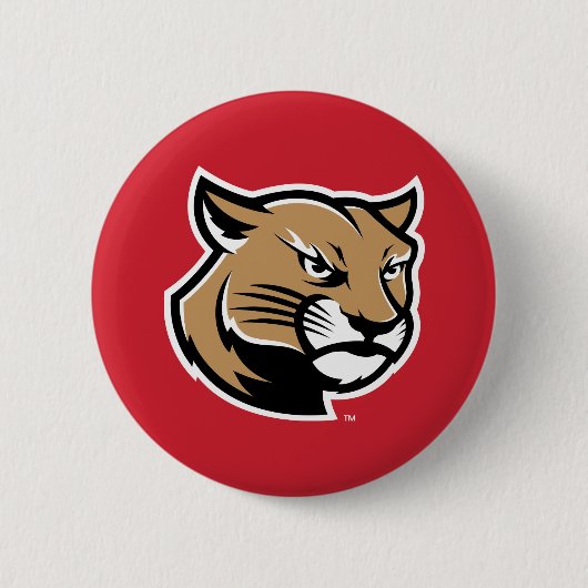 Badge Rond 5 Cm Cougars de SIUE (Devant)