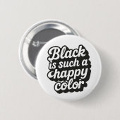 Badge Rond 5 Cm Couleur noire (Devant & derrière)