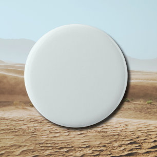 Badge Rond 5 Cm Couleur solide blanche givrée   Classique   Élégan