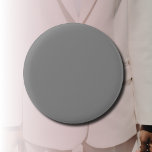 Badge Rond 5 Cm Couleur solide gris-blanc | Classic Elegant<br><div class="desc">Couleur solide gris pâle tendance | Conception classique | Élégant et minimaliste | Mode et cadeau élégant</div>