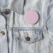 Badge Rond 5 Cm Couleur solide rose pâle (En situation)