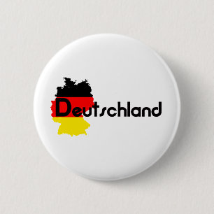 Badge Rond 5 Cm Couleurs de drapeau du Deutschland !