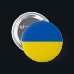 Badge Rond 5 Cm Couleurs du drapeau Solid Ukraine<br><div class="desc">Montrez l'amour et le soutien pour l'Ukraine !</div>