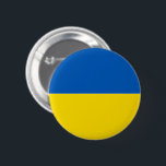 Badge Rond 5 Cm Couleurs du drapeau Solid Ukraine<br><div class="desc">Montrez l'amour et le soutien pour l'Ukraine !</div>