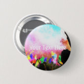 Badge Rond 5 Cm Couleurs Holi Falln (Devant & derrière)
