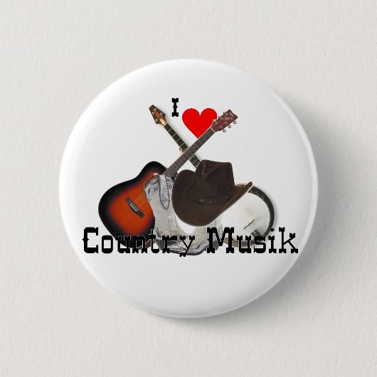 Badge Rond 5 Cm country (Devant)