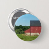 Badge Rond 5 Cm Country Barn (Devant & derrière)