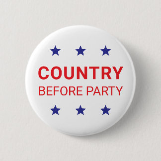 Badge Rond 5 Cm Country Before Party Democracy Pinback Button