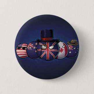 Badge Rond 5 Cm Countryballs anglo-saxon