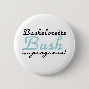 Badge Rond 5 Cm Coup bleu de Bachelorette
