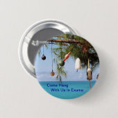 Badge Rond 5 Cm Coup venez avec nous bouton (Devant & derrière)