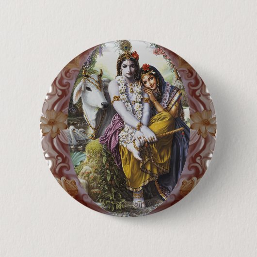 Badge Rond 5 Cm Couple All-Attractif (Devant)